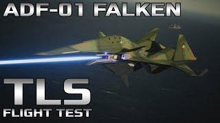 ADF-01 Falken Test Flight with TLS - Ace Combat 7 (DLC Aircraft)