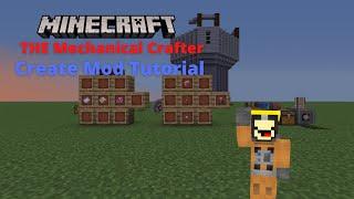 How to make the Mechanical Crafter - Create Mod Tutorial