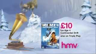 Ice Age 4 Continental Drift: Scrat & Gramophone hmv Christmas Advert