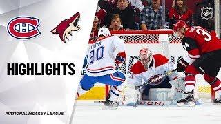 NHL Highlights | Canadiens @ Coyotes 10/30/19