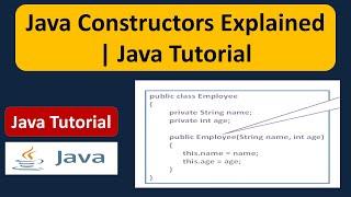 Java Constructors Explained | Java Tutorial