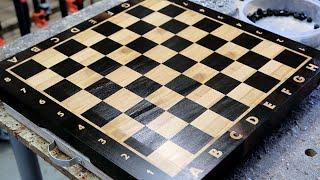 Making a "Chess" end grain cutting board