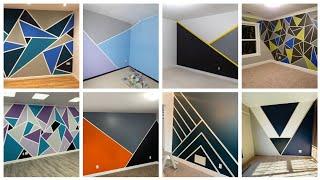2023 Geometric Wall Painting Design Ideas || Geometric Wall Art Painting || Wall Painting Design