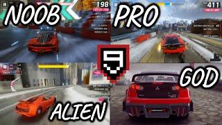 ASPHALT 9 LEGENDS - NOOB VS PRO VS ALIEN VS GOD PT - 8