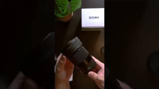 Unboxing budget sigma prime lens for Sony a6400 #sigmalens #sony #photography