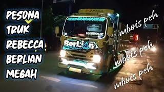 Pesona terbaru truck Rebecca BERLIAN MEGAH//l love Jamaica karoseri