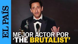 OSCAR 2025 | Adrien Brody gana el Oscar a mejor actor por 'The Brutalist'