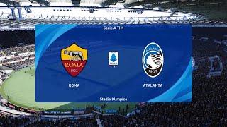 PES 21 - AS Roma VS Atlanta - Serie A Match Prediction Gameplay