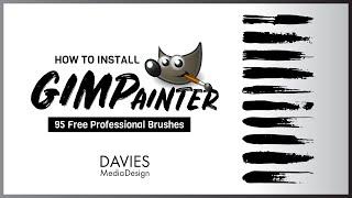 How to Install GIMPainter in GIMP 2.10 | 95 Free Pro Brushes