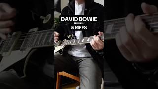 5 David Bowie Riffs #guitar #rock