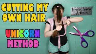 How to Cut Your Own Hair - The Unicorn Method (BeautyChrist)