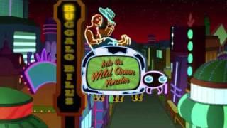 Seth MacFarlane singing opening for Futurama: Into the Wild Green Yonder