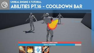 Unreal Engine 4 Tutorial - Ability System Pt.16 - Cooldown Bar