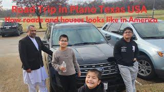 Road Trip in City of Plano Texas USA