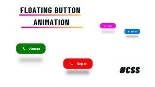 Floating Button Animation using CSS  ||   Floating Calling Buttons  ||  HTML CSS