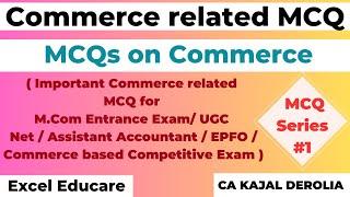 MCQs on Commerce | Commerce based Multiple Choice Questions | 50 Mcqs | Part 1 |