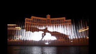 Game of Thrones' "Winter Is Here" Water Fountain Tribute Show at the Bellagio in Las Vegas