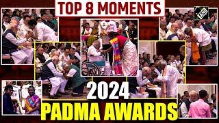 Padma Awards 2024 |Top Moments|Proud Ram Charan cheers for father|Awardees seek PM Modi’s blessings