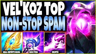 Vel'Koz Top A Never ENDING SPAM of Skills till they all get DELETED  LoL Top Vel Koz s12 Gameplay