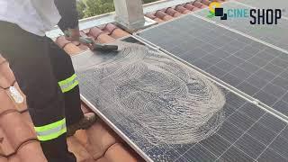 COMO FAZER A LIMPEZA DO PAINEL SOLAR FOTOVOLTAICO COM MICRO INVERSORES - CINESHOP SOLAR