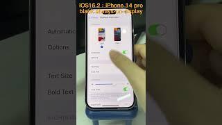 iOS 16.2 Completely black Always-on Display on iPhone 14 Pro#shorts