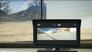 AUTO-VOX Solar4 Truly Wireless RV Backup Camera Set supports 2 channels