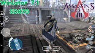 Assassin's Creed III (Windows) on Android | Winlator 7.1.1 Glibc | Snapdragon 870| Part-1