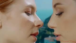 cute girls kissing ||  lesbians kissing video |। #Hot #love  #lgbtq #kiss #lebaran