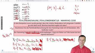 Digitaltechnik - 7.6 - Beispiel Hamming Code / Blockcode