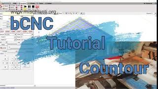 bCNC starter tutorial: contour - Video 8