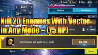 Kill 20 Enemies With Vector In Any Mode In 1-Minute MONIKA