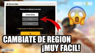 COMO CAMBIARTE de REGION en FREE FIRE   SIN PERDER TU CUENTA PRINCIPAL