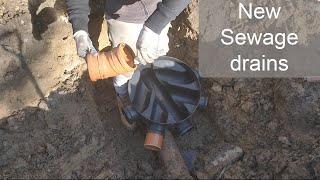 New sewage drains