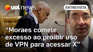 Twitter suspenso: Multa de R$ 50 mil por uso de VPN para acessar X é excesso de Moraes | Análise