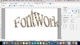 Comment faire des dégradés de couleurs & styles de texte sur OpenOffice