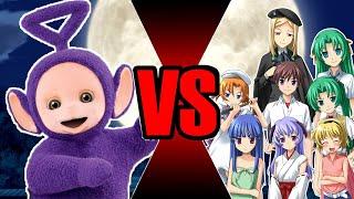 Mugen : Tinky Winky vs Higurash Whey They Cry (Tinky Winky vs Miyo ,Shion ,Rena and More)