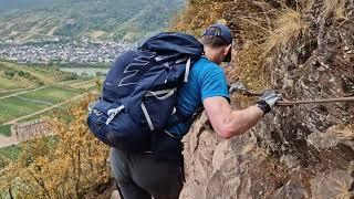 Calmont Klettersteig an der Mosel bei Bremm