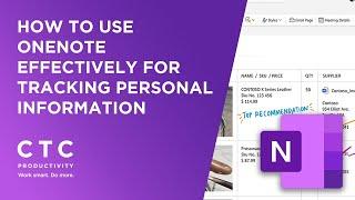 How to Use OneNote Effectively for Tracking Personal Information