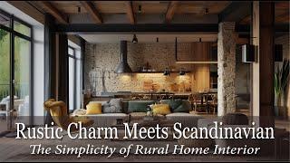 Rustic Charm Meets Scandinavian Simplicity: Home Interior Ideas