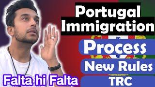 Portugal immigration new rules ~ Portugal TRC CARD problem’s