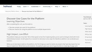 Discover Use Cases for the Platform || Salesforce Platform Basics