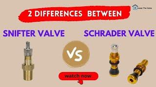 Confused Between Snifter Valve Vs Schrader Valve?