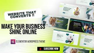 Make a Clean Design Agency, Business Website | Business Consulting WordPress Theme | BizMaster