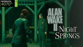 Alan Wake 2 - Night Springs DLC Gameplay