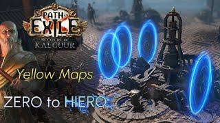 【Path of Exile】ZERO to HIERO | Ice Nova of Frostbolts Hierophant | Yellow Map Progression | 3.25