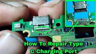 How to replace any Mobile Phone USB Type C Charging connector Jack Port Pin Base