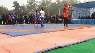 WUSHU Fight 2019 Blue side Rajasthan red side Punjab