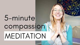 Meditation for Loving Kindness and Compassion | 5 Minute Meditation | Sharing Calm