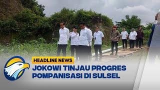 Kunker ke Sulsel, Jokowi Tinjau Bantuan Pompa di Bantaeng