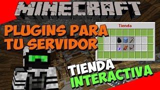 PLUGINS para tu SERVIDOR de Minecraft - Crear Tienda Interactiva (CHESTCOMMANDS y MYCOMMAND)